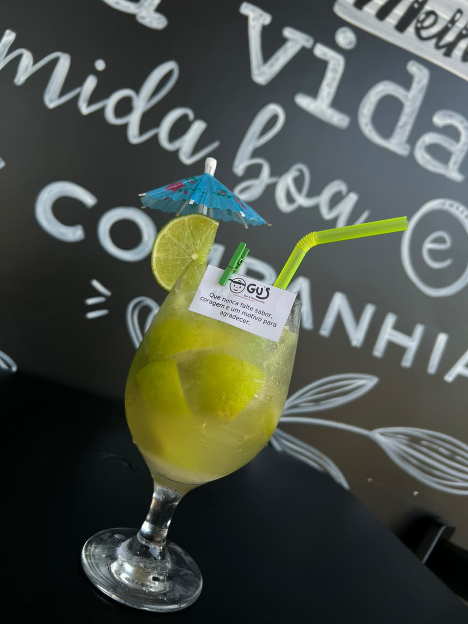 Drink refrescante de limão